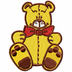 Teddy Embroidery Design 11
